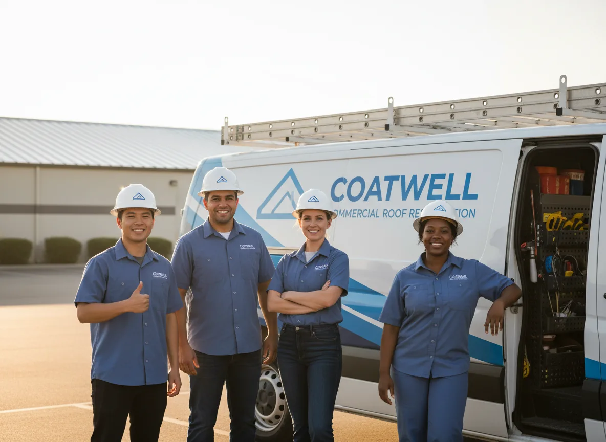 Commercial roof coating company in Janesville, WI